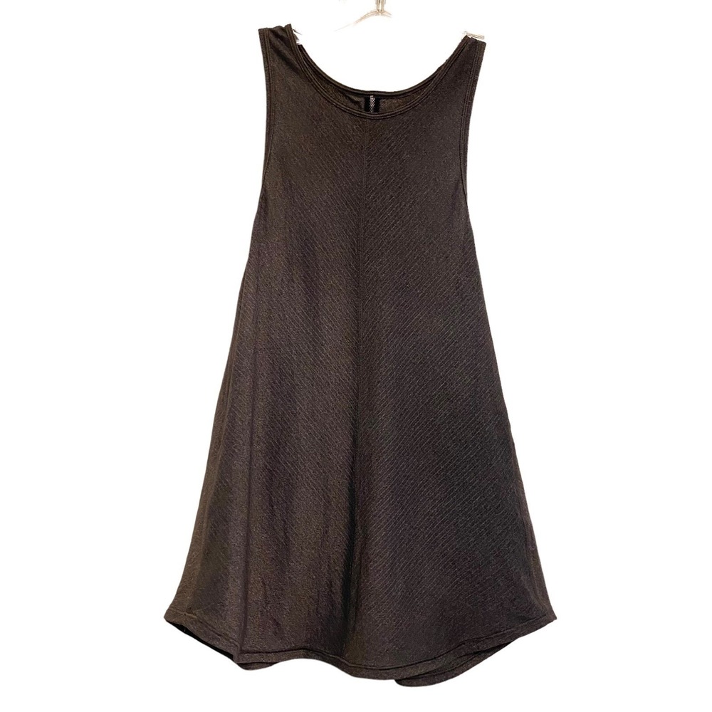 lululemon Cool Racerback‎ Tank Top Gray Black Textured Yoga Women's Small Size 4 - Picture 3 of 11